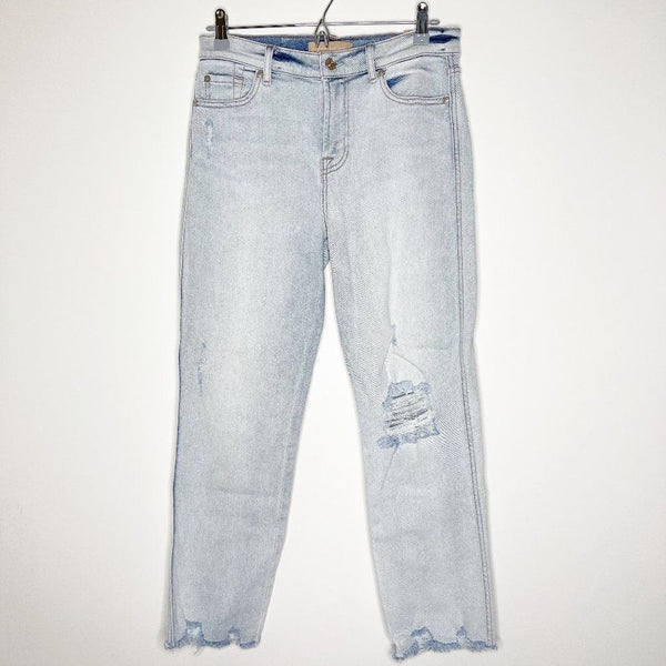 7 FOR ALL MANKIND Edie Ankle Straight Jeans