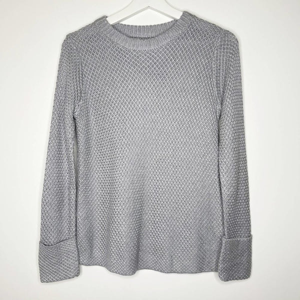 PHILOSOPHY Gray Knit Sweater