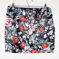 MINKPINK Botanica Flower Satin Mini Skirt