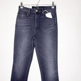 3x1 Bijou Chain-Stirrup Skinny Gray Jeans